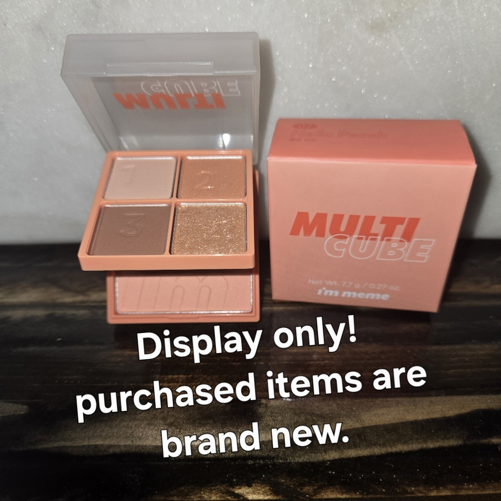 Multi Cube Eyeshadow Palette - Peach Tones